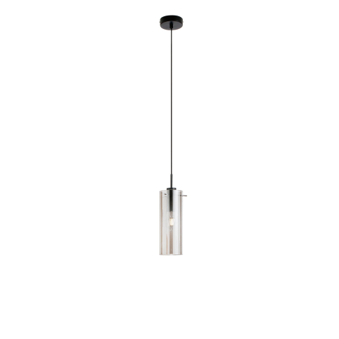 Suspensii - SOSPENSIONE MAGIC NERA/FUME' 1XE27 10X150CM