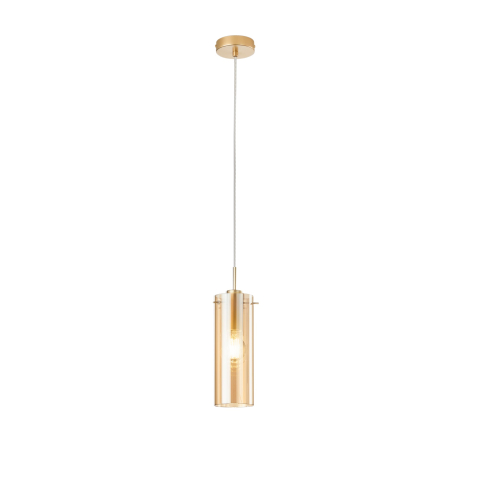 Suspensii - SOSPENSIONE MAGIC ORO/AMBRA 1XE27 10X150CM