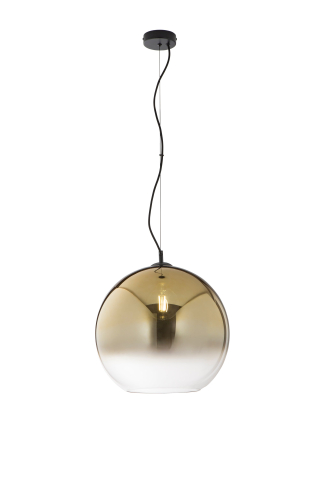 Suspensii - SOSPENSIONE MARTE ORO IN VETRO 1XE27 25X120CM