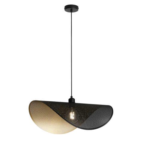 Suspensii - SOSPENSIONE RHEI-DOT NERA/ORO 1XE27 60X33X150CM