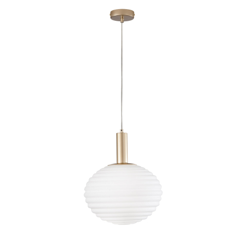 Suspensii - SOSPENSIONE RIPPLE ORO 1XE27 32X32X150CM