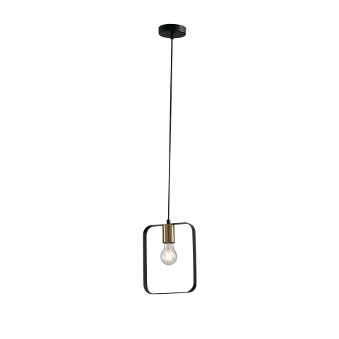 Suspensii - SOSPENSIONE SMITH NERA/ORO 1XE27 19,5X10X160CM