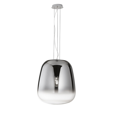Suspensii - SOSPENSIONE SMOKE CROMO 1XE27 45X150CM