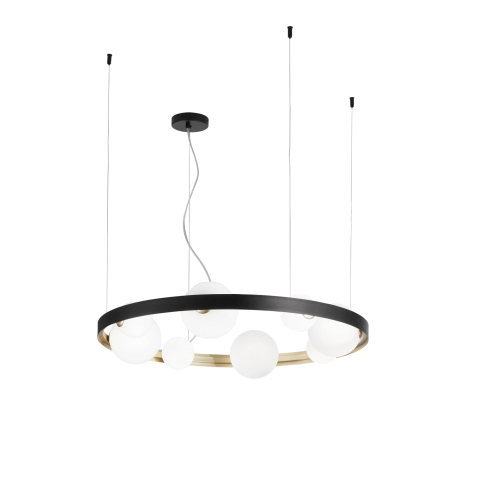 Suspensii - SOSPENSIONE SONETTO NERA/ORO 8XG9 76X12X150CM