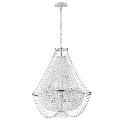 Suspensii - SOSPENSIONE VIENNA CROMO 6XE14 60X120CM