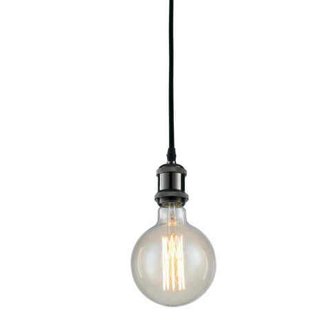 Suspensii - SOSPENSIONE VINTAGE NERA 1XE27 126CM