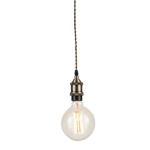 Suspensii - SOSPENSIONE VINTAGE RAME 1XE27 126CM