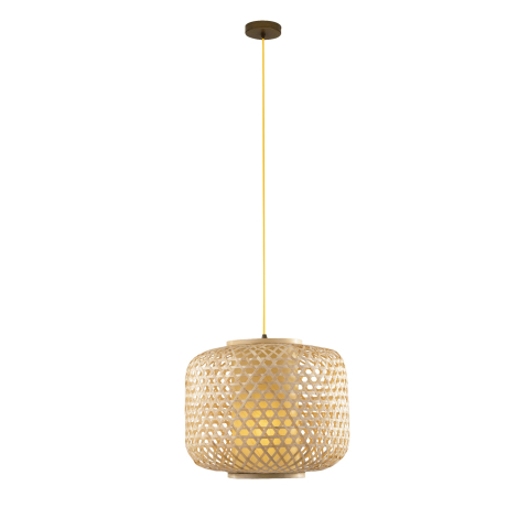 Suspensii - SOSPENSIONE ZEN LEGNO 1XE27 40X40X120CM