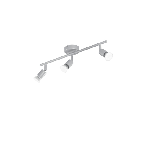 Spoturi - SPOT LED COOPER SILVER 3XGU10 LED 5W 400LM 2700K 48X8,5X14CM