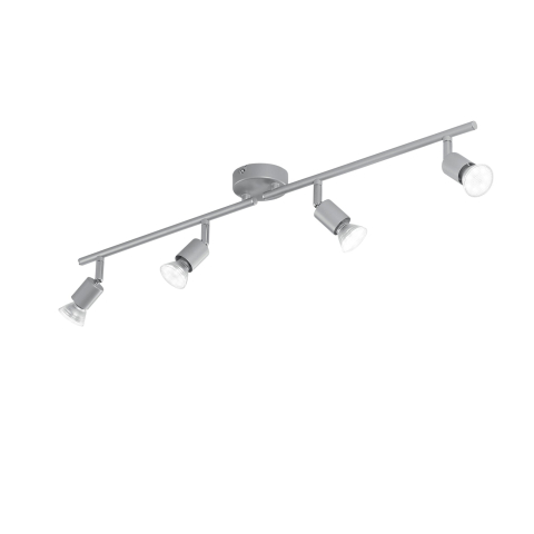 Spoturi - SPOT LED COOPER SILVER 4XGU10 LED 5W 400LM 2700K 78,5X8,5X14CM