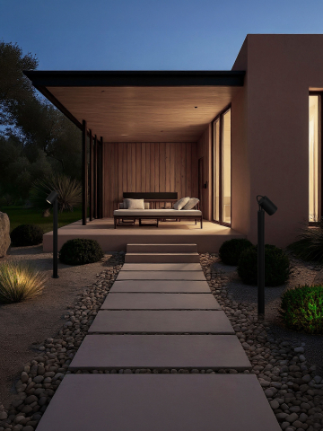 Proiector Accent - Nova Luce NODO 9271437 - stâlpișor exterior