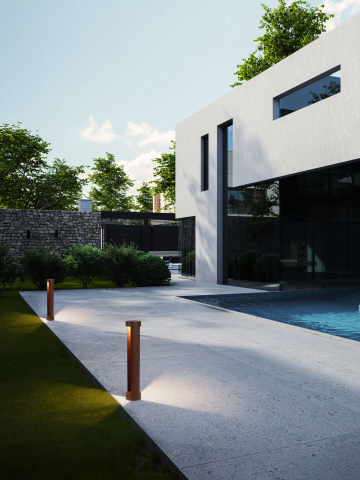 Stalpi - Nova Luce VERTO 9923551 - Stâlpișor exterior Corten