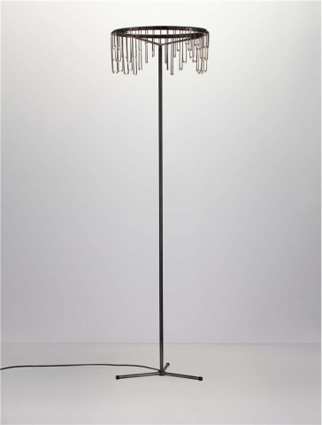 Stellar Lampadar Touch Dimmable Black Chrome Copper Metal [3]