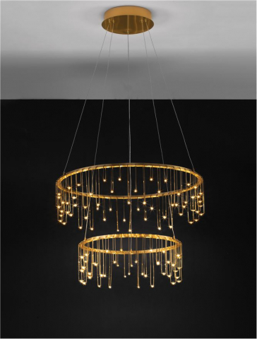 Stellar Suspensie diam 165+45 cm - Matt Brass Gold Copper [3]