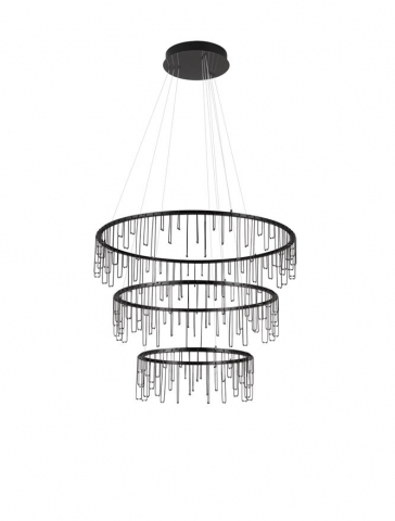 Stellar Suspensie diam 80+65+45 cm negru [1]