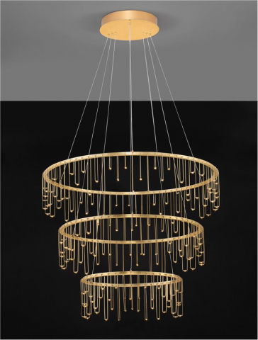 Stellar Suspensie diam 80+65+45 cm Matt Brass Gold Copper [2]