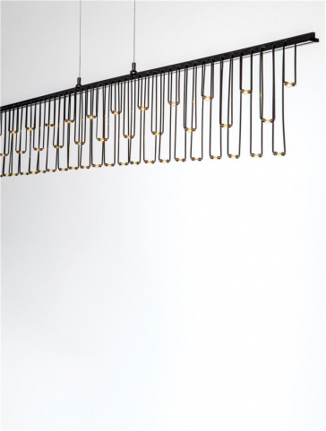 Stellar Suspensie LINIAR 120 cm - Black Chrome Metal [3]