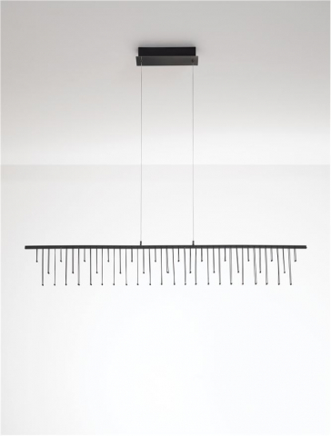 Stellar Suspensie LINIAR 120 cm - Black Chrome Metal [2]