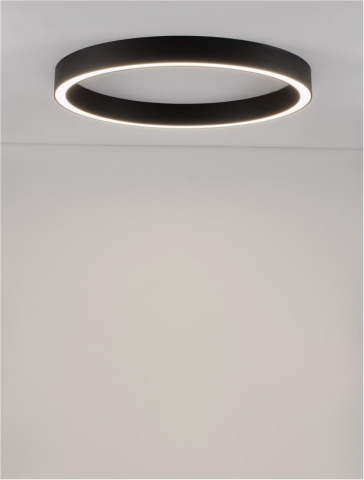 Plafoniere - Sting PL80 Black - plafoniera moderna LED 3000K