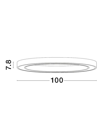 Sting PL 100 White - plafoniera moderna LED 3000K [2]