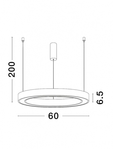 Sting SP60 Black - suspensie moderna LED 3000K [2]