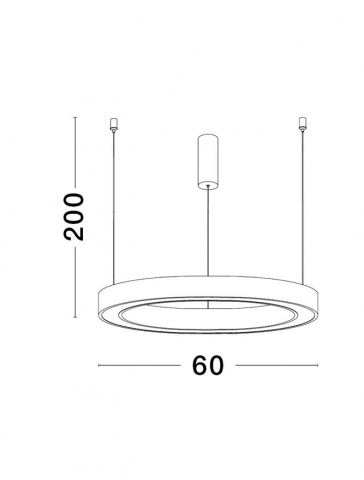 Sting SP60 Sandy White Aluminium & Acrylic - suspensie moderna LED 3000K [2]