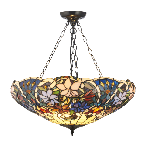 Lustre simple (suspensie) - Suspensie Sullivan, 3 surse de lumină, model inversat