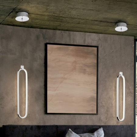 Lustre simple - Suspensie moderna Colette - finisaj crom sau auriu rose