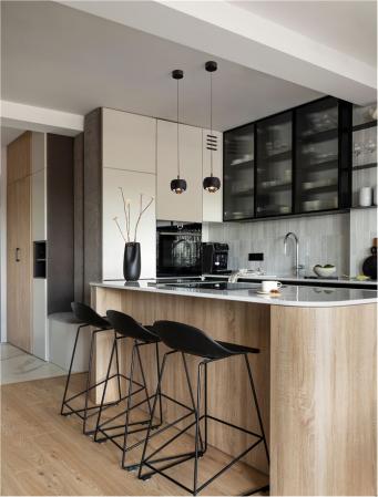 Lustre simple - Suspensie moderna LED Conga Black 13W - corpuri de iluminat Nova Luce