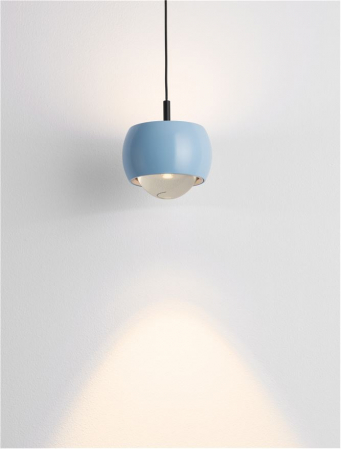 Lustre simple - Suspensie moderna LED Blue coffee 13W - corpuri de iluminat Nova Luce