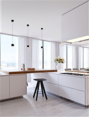 Suspensie moderna LED Black Chrome 13W - corpuri de iluminat Nova Luce [2]