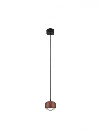 Lustre simple - Suspensie moderna LED Conga coffee 13W - corpuri de iluminat Nova Luce