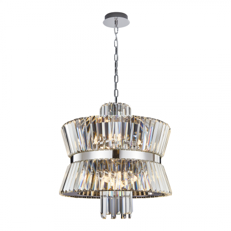 Lustre simple - Suspensie Cristal Aurelia CHROME 12xE14 - ML0406