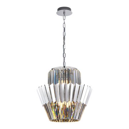 Lustre simple - Suspensie Cristal DONNA CHROME 9xE14 - ML0414