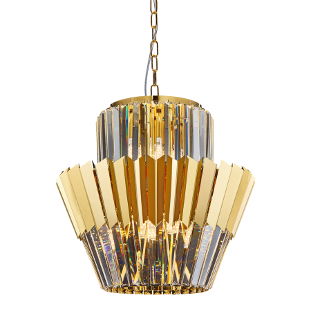 Suspensie Cristal DONNA GOLD 9xE14 - ML0413 [1]