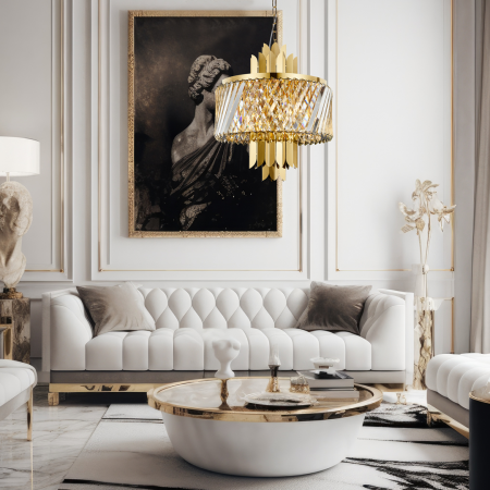 Suspensie Cristal MARGOT GOLD - 6xE14 - Milagro - ML0407 [2]