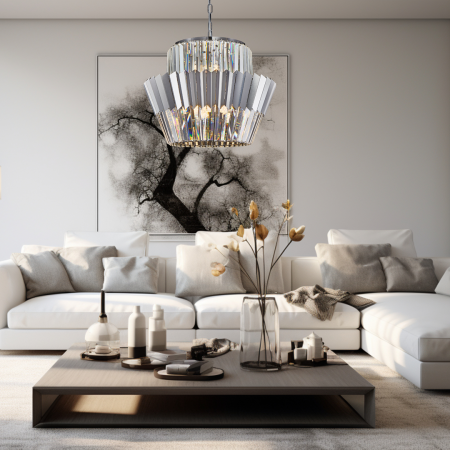 Suspensie Cristal DONNA CHROME 12xE14 - ML0416 [2]