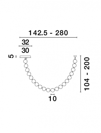 Suspensie IFOS 280 cm - 91W- corpuri de iluminat moderne cu LED [4]