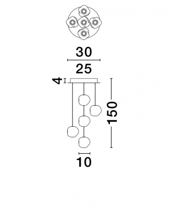 Suspensie IFOS SP5 - 25W - corpuri de iluminat moderne cu LED [6]
