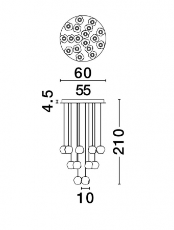 Suspensie IFOS 18L - 87W - corpuri de iluminat moderne cu LED [6]