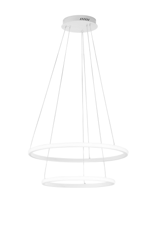 Suspensii - SUSPENSIE LED AXIS ALBĂ 31W 2635LM CCT+RGB DYGITAL CON TELECOMANDO 60/40X150CM