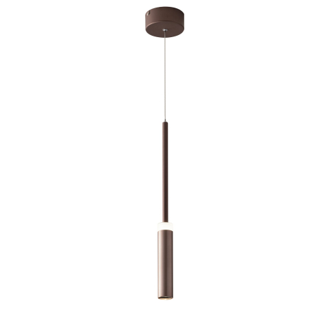 Suspensii - SUSPENSIE LED CANDLE BRONZ 7W 720LM 4000K 140X4X50CM