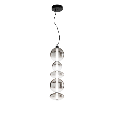 Suspensii - SUSPENSIE LED KEMET NEAGRĂ 40W 4000LM 3000K 20X154,5CM