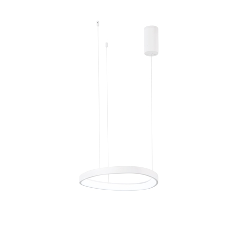  Suspensie - SOSPENSIONE LED KLAPTON BIANCA 40W 6160LM CCT 45X3,5X150CM