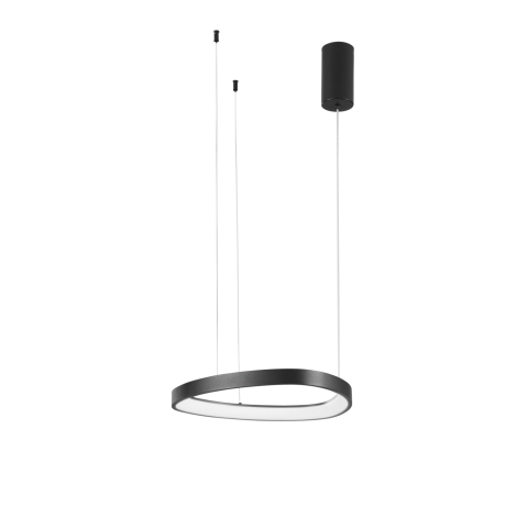  Suspensie - SOSPENSIONE LED KLAPTON NERA 40W 6160LM CCT 45X3,5X150CM