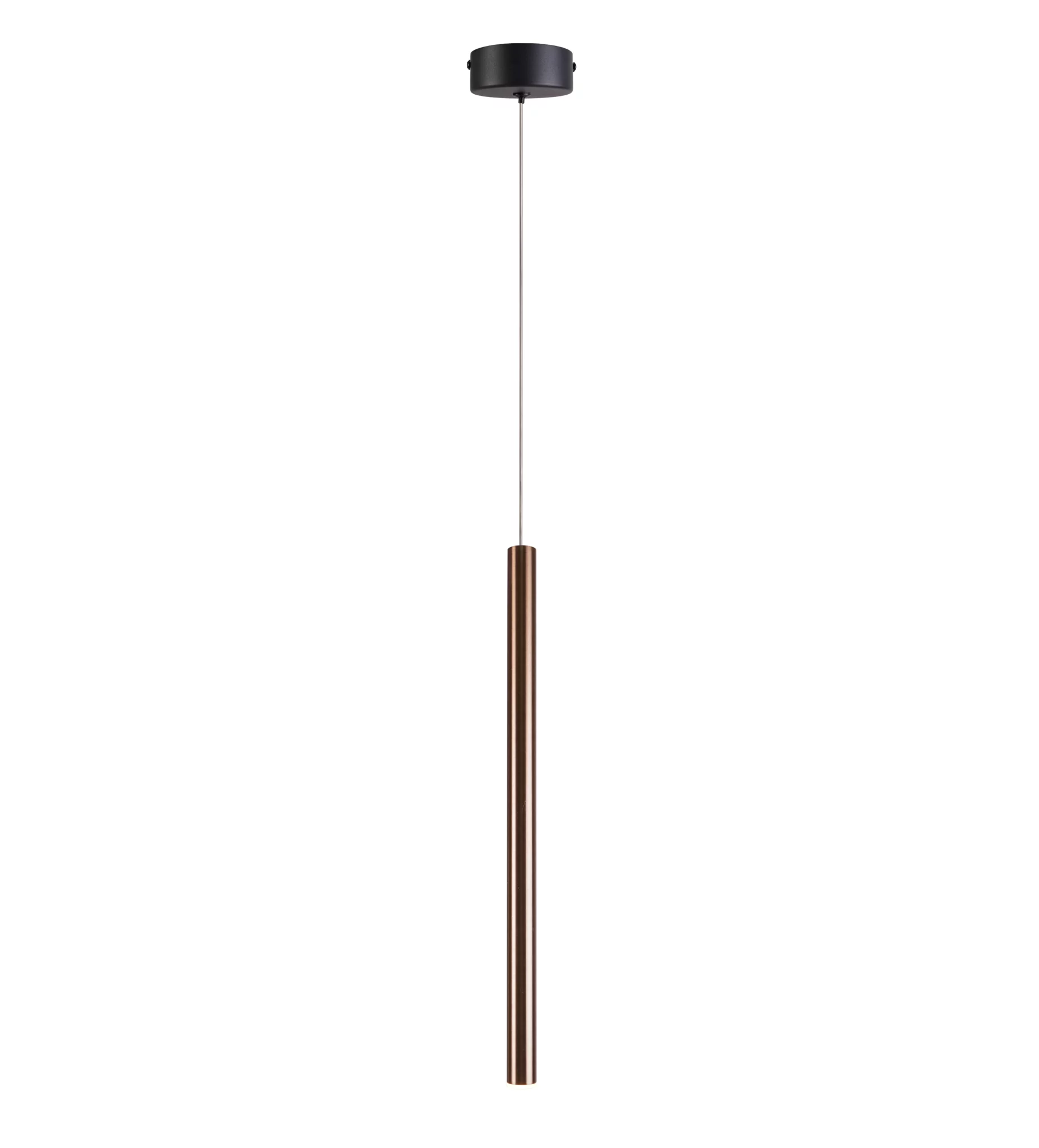 Lustre simple (suspensie) - Suspensie LED Maxlight Metalic P0670, auriu, 1 W, 3000K, IP20