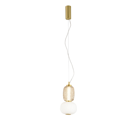Suspensii - SUSPENSIE LED TOTEM AURIU 18W 2000LM 3000K 17X196,5CM