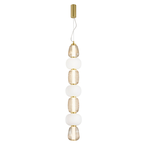 Suspensii - SUSPENSIE LED TOTEM AURIU 42W 4500LM 3000K 17X163CM