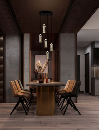 Candelabre - Suspensie LUNE SP5 - suspensie moderna LED