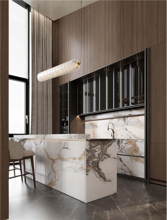 Lustre simple - Suspensie orizontala KLELIA 40W - suspensie moderna